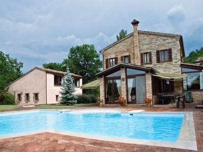 Properties for Sale_COUNTRY HOUSE WITH POOL IN ITALY Restored borgo for sale  in Le Marche in Le Marche_1